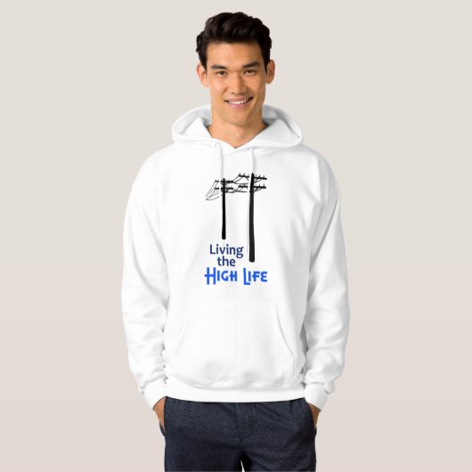 Het hoge leven hoodie (Voorkant volledig)