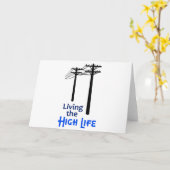 Het hoge leven kaart (Gele Bloem)