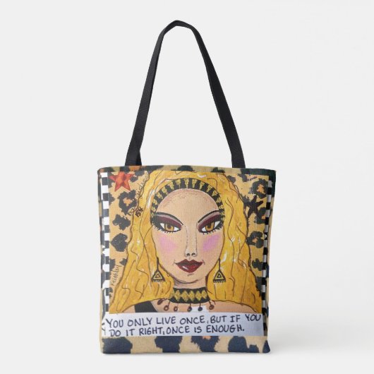 Het Hoge onderhoud van de canvas tas begint zelfs (Achterkant)