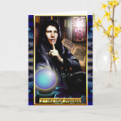 Het hoge Priestess van het Tarot Banx Wenskaart Kaart (Gele Bloem)