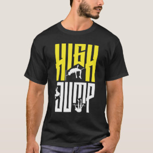 Het hoge Springen Jumper Spoor en Gebied T-shirt