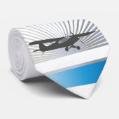 Het hoge Vliegtuig van Taildragger van de Vleugel Stropdas (Opgerold)