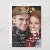 Het Holiday Soirée Magazine Hoesje Foto Kaart (Voorkant)