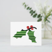 Het Holly Leaf Logo Briefkaart (Staand voorkant)