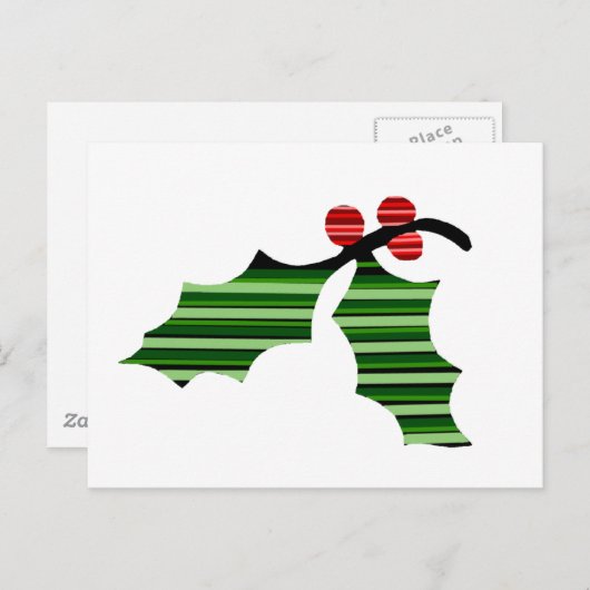 Het Holly Leaf Logo Briefkaart (Voorkant / Achterkant)