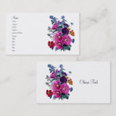 Het Hollyhocks Collectie Visitekaartje (Voorkant / Achterkant)