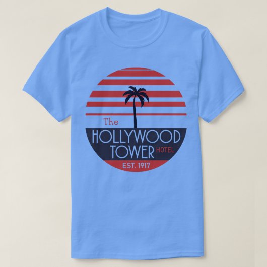 Het Hollywood Tower Hotel The Zone Tower of Terror T-shirt (Design voorkant)