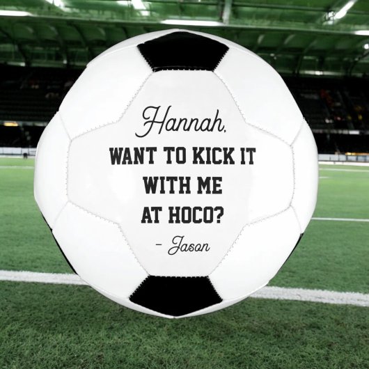 Het Homecoming Voorstel of Prom- Voorstel Ideeën Voetbal