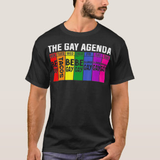 Het homohuwelijk agenda LGBT Pride T-shirt