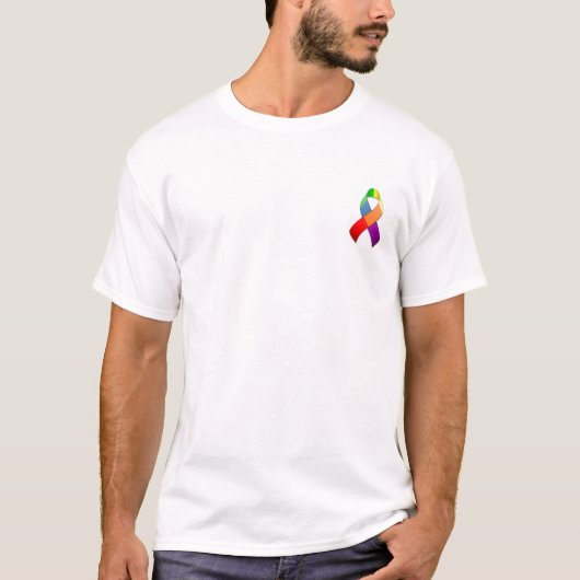 het homohuwelijk beschermen t-shirt (Voorkant)