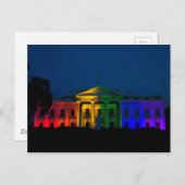 Het homohuwelijk in de nacht werd in Amerika legaa Briefkaart (Voorkant / Achterkant)