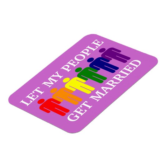 Het homohuwelijk van de steun laat mijn mensen tro magneet (Linkerzijde)