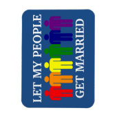 Het homohuwelijk van de steun laat mijn mensen tro magneet (Verticaal)