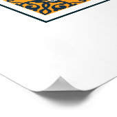 Het Hondenliefhebber geïllustreerde tarotthema Poster (Hoek)