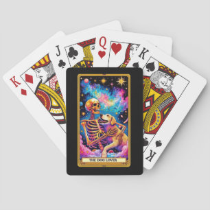 Het Hondenliefhebber Skelet Vrouwen Tarot Poker Ca Pokerkaarten