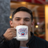 Het hondenvaderthema gepersonaliseerd koffiemok