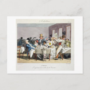 Het honderd-seater restaurant: 5 uur, van 'Su' Briefkaart