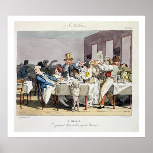 Het honderd-seater restaurant: 5 uur, van 'Su' Poster (Voorkant)