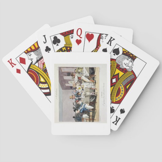 Het honderd-zeeaterrestaurant: 05.00 uur, vanaf 'S Pokerkaarten (Achterkant)