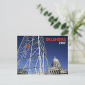 Het honderdjarige briefkaart van Oklahoma (Staand voorkant)