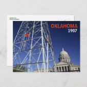 Het honderdjarige briefkaart van Oklahoma (Voorkant / Achterkant)