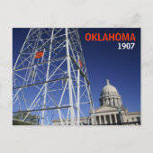 Het honderdjarige briefkaart van Oklahoma (Voorkant)