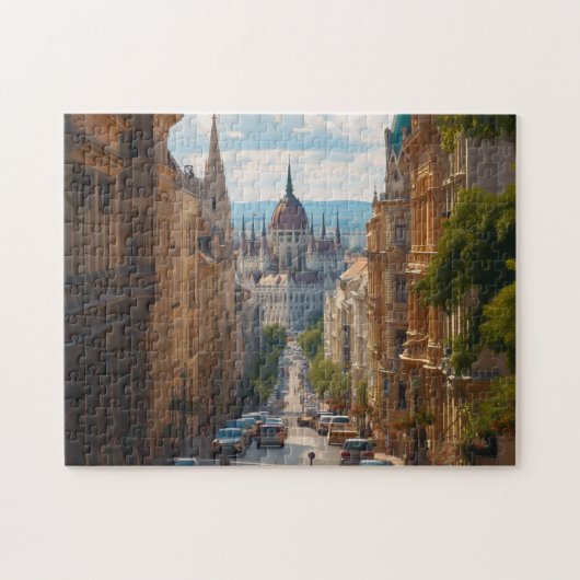 Het Hongaarse parlement Legpuzzel (Horizontaal)