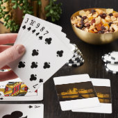 Het Hongaarse Parlement 's nachts Boedapest Pokerkaarten (Insitu)