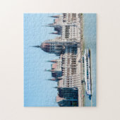 Het Hongaarse parlementsgebouw in de stad Boedapes Legpuzzel (Verticaal)