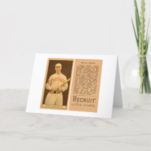 Het Honkbal 1912 van Gowdy Braves van de streng Kaart