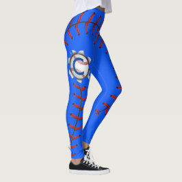 Het honkbal stikt Seizoen Leggings