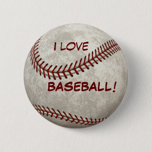 Het HONKBAL van de Liefde van het Balspel "I van Ronde Button 5,7 Cm