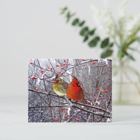 Het hoofd Briefkaart van Kerstmis (Staand voorkant)