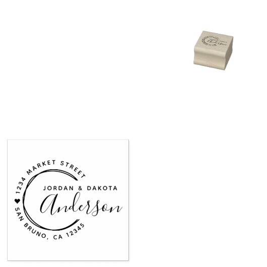 Het hoofd & de hand-getrokken Lijnen het Nieuwe Ad Rubberstempel (Gestempeld)