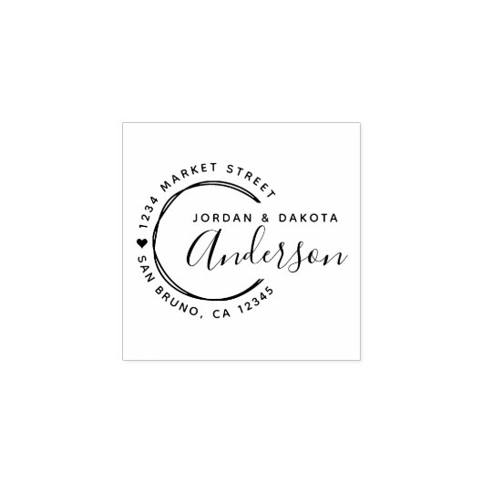 Het hoofd & de hand-getrokken Lijnen het Nieuwe Ad Rubberstempel (Afrduk)