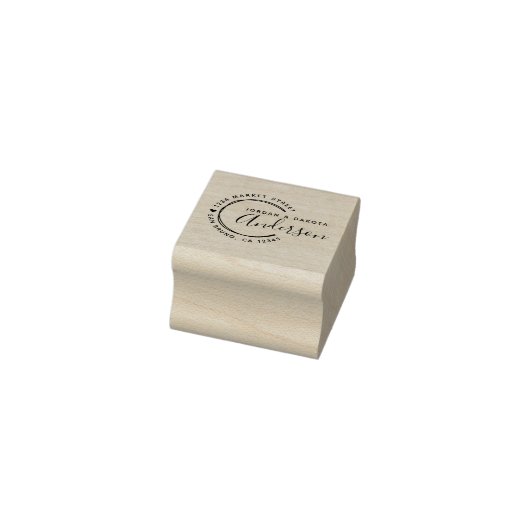 Het hoofd & de hand-getrokken Lijnen het Nieuwe Ad Rubberstempel (Stempel)