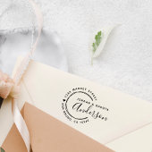 Het hoofd & de hand-getrokken Lijnen het Nieuwe Ad Zelfinktende Stempel