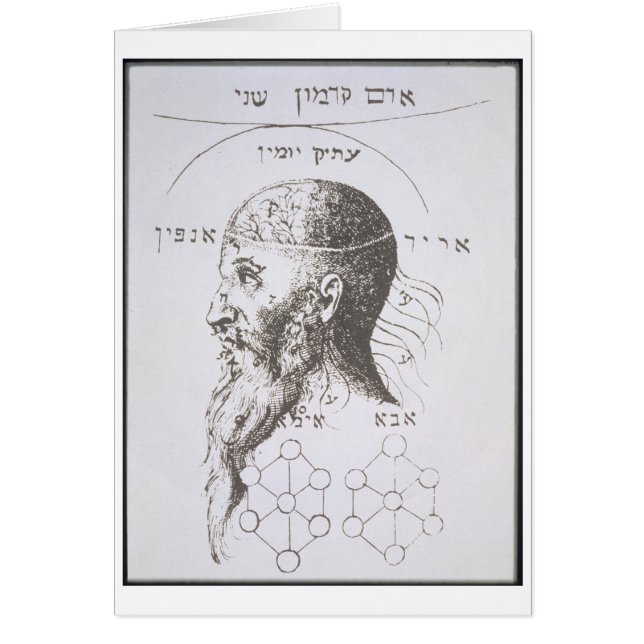 Het hoofd van Adam Kadmon, kopie van een afbeeldin (Voorkant)