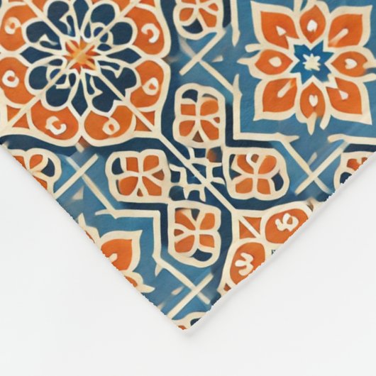 Het hoofd van Casablanca Fleece Deken (Hoek)