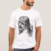 HET HOOFD VAN CHRIST - Leonardo Da Vinci 1494 T-shirt (Voorkant)