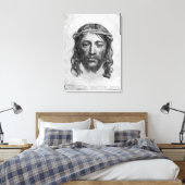 Het hoofd van Christus, 1735 Canvas Afdruk (Insitu (Slaapkamer))