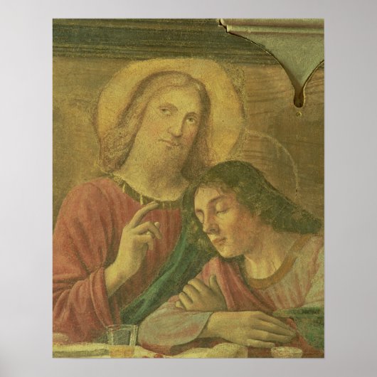 Het hoofd van Christus, van de laatste Super, 1480 Poster (Voorkant)