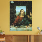Het hoofd van Christus van Leonardo Da Vinci Canvas Afdruk (Insitu (Woonkamer))