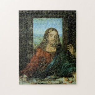 Het hoofd van Christus van Leonardo Da Vinci Legpuzzel