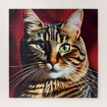 Het hoofd van de kat