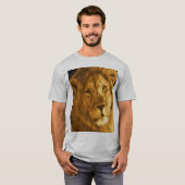 Het hoofd van de Lion T-shirt (Voorkant volledig)