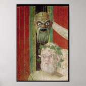 Het hoofd van de oudere Silenus Poster (Voorkant)