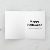 Het HOOFD van de POMPOEN OP het wenskaart van het Kaart (Binnen)