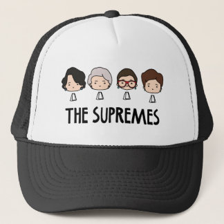 Het hoofd van de Supremes Woman Cute Kawaii Chibi Trucker Pet