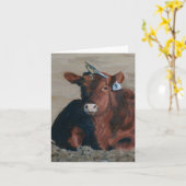 Het Hoofd van de vogel Kaart (Gele Bloem)